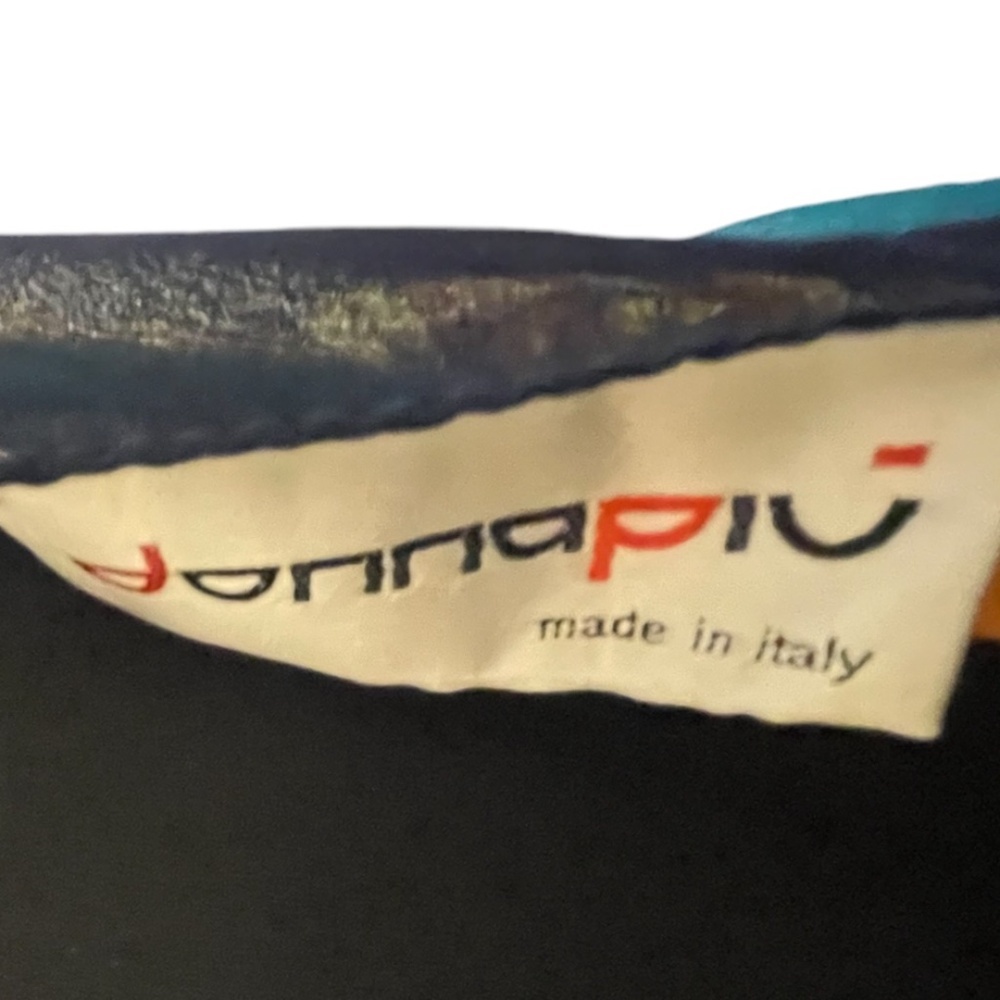 Donna Piu‎ Vintage Rectangular Colorful  Scarf - Picture 8 of 15